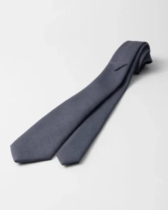 Corbata de mohair y seda