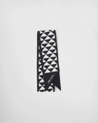 Corbata de seda estampada Corbata de seda estampada