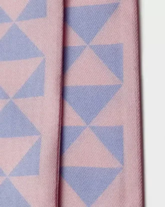 Corbata de seda estampada