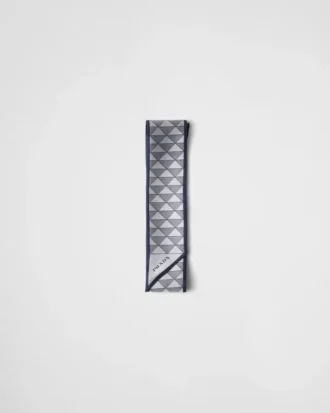 Corbata de seda jacquard