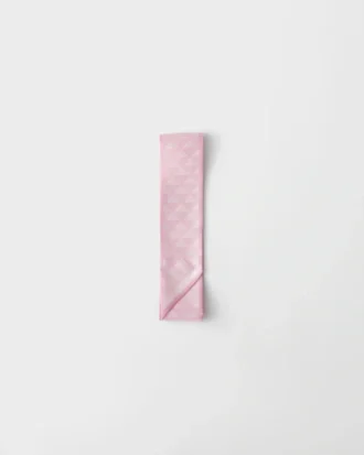 Corbata de seda jacquard