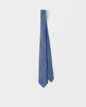 Corbata de seda y lino