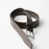 Correa de cinturón de piel Saffiano Correa de cinturón de piel Saffiano