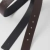 Correa de cinturón reversible de piel Saffiano