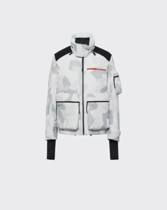 Cortavientos de esquí de tejido técnico estampado Cortavientos de esquí de tejido técnico estampado