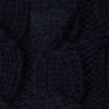 Cuello de lana de punto trenzado Cuello de lana de punto trenzado