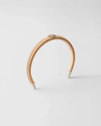 Diadema de mimbre