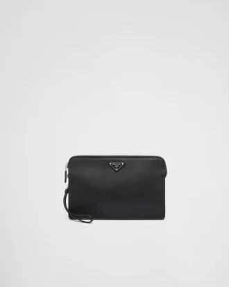 Estuche de piel Saffiano