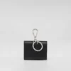 Estuche para auriculares de piel Saffiano con llavero