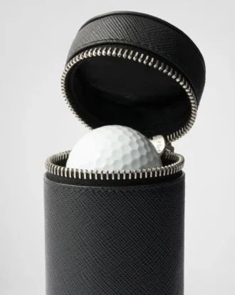 Estuche para pelotas de golf de piel Saffiano