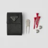 Estuche para tees de golf de piel Saffiano Estuche para tees de golf de piel Saffiano