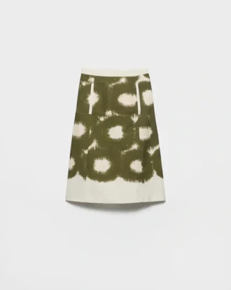 Falda de lona estampada