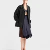 Falda de patchwork de faille Falda de patchwork de faille