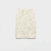 Falda de satén acolchado con estampado floral Falda de satén acolchado con estampado floral