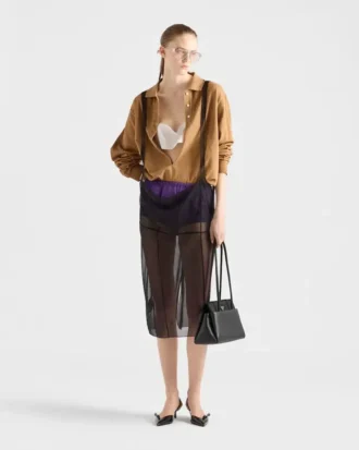 Falda midi Cigaline con tirantes