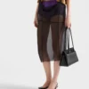 Falda midi Cigaline con tirantes Falda midi Cigaline con tirantes