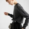 Falda midi circular de chino Falda midi circular de chino
