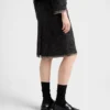 Falda midi de doble tweed Falda midi de doble tweed