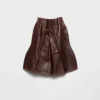 Falda midi de piel Falda midi de piel