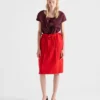 Falda midi Natta melange Falda midi Natta melange