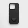 Funda de piel Saffiano para iPhone 16 Pro Funda de piel Saffiano para iPhone 16 Pro