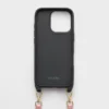 Funda de piel Saffiano para iPhone 16 Pro Funda de piel Saffiano para iPhone 16 Pro