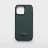 Funda de piel Saffiano para iPhone 16 Pro Max