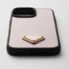 Funda de piel Saffiano para iPhone 16 Pro Max Funda de piel Saffiano para iPhone 16 Pro Max