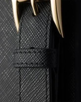 Funda de piel Saffiano para iPhone 16 Pro Max