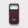 Funda de piel Saffiano para iPhone 17 Pro