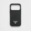 Funda de piel Saffiano para iPhone 17 Pro