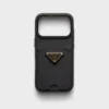 Funda de piel Saffiano para iPhone 17 Pro Funda de piel Saffiano para iPhone 17 Pro