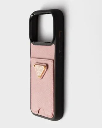 Funda de piel Saffiano para iPhone 17 Pro