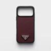 Funda de piel Saffiano para iPhone 17 Pro Max