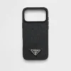 Funda de piel Saffiano para iPhone 17 Pro Max
