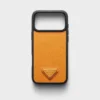 Funda de piel Saffiano para iPhone 17 Pro Max