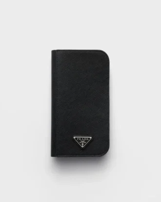 Funda de piel Saffiano para iPhone 17 Pro Max
