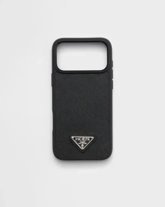 Funda de piel Saffiano para iPhone 17 Pro Max