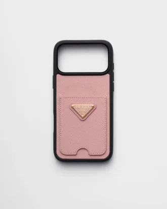 Funda de piel Saffiano para iPhone 17 Pro Max