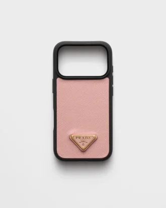 Funda de piel Saffiano para iPhone 17 Pro Max