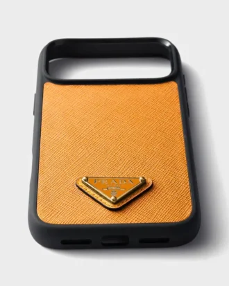 Funda de piel Saffiano para iPhone 17 Pro Max