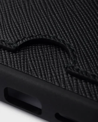 Funda de piel Saffiano para iPhone 17 Pro Max