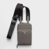 Funda para smartphone de piel Saffiano