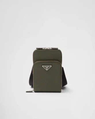 Funda para smartphone de piel Saffiano