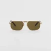 Gafas de sol con placa metálica icónica Gafas de sol con placa metálica icónica