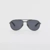 Gafas de sol con placa metálica icónica Gafas de sol con placa metálica icónica