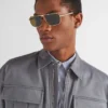 Gafas de sol con placa metálica icónica Gafas de sol con placa metálica icónica
