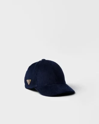 Gorra de béisbol de pana