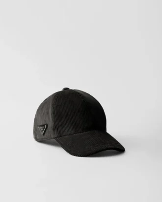 Gorra de béisbol de pana