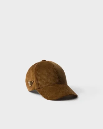 Gorra de béisbol de pana